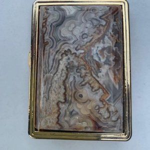 Handmade Crazy Lace Agate Stone Belt Buckle